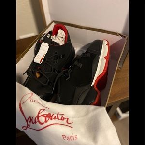 Christian Louboutin Red- Runner Flat